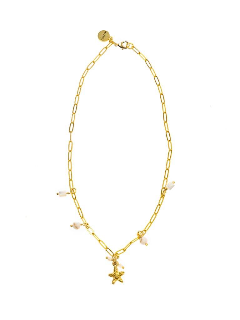 Coconut Chain with Starfish Necklace