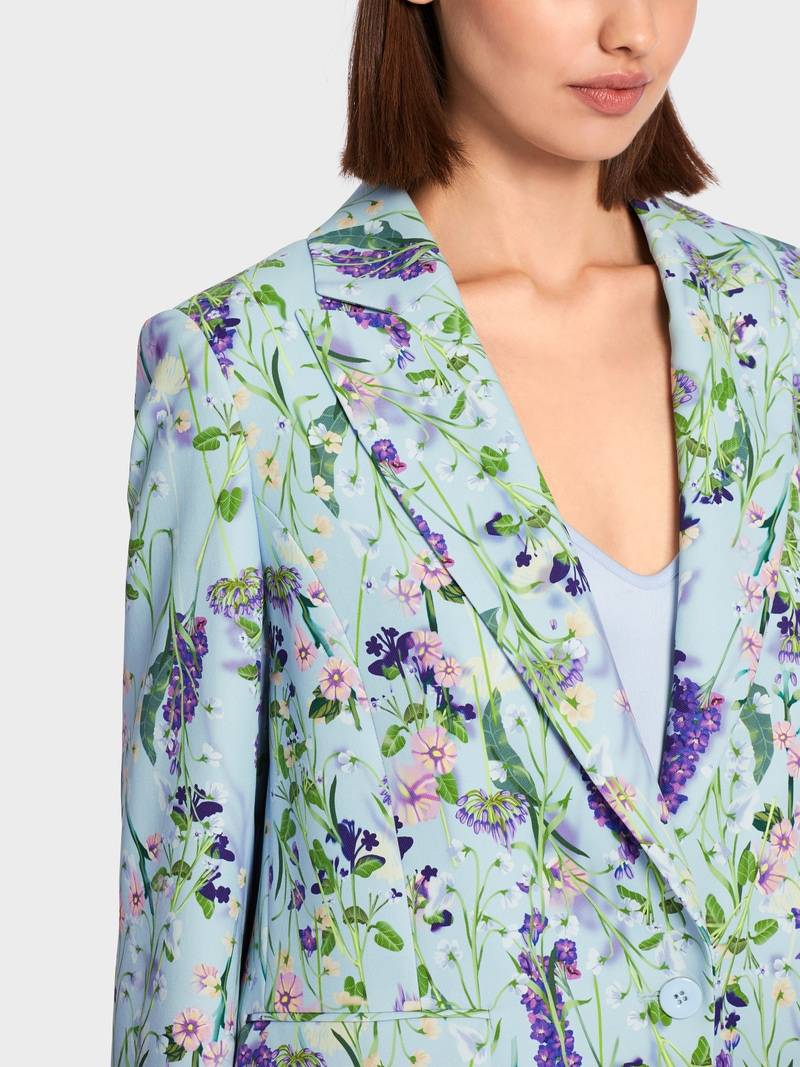 Marc Cain S Collections Floral Printed Blouse  RC 55.18 J89 COL 245