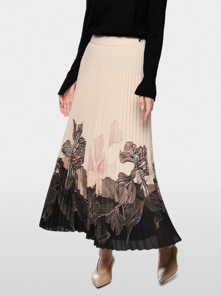 Marc Cain Pleated Midi Skirt
