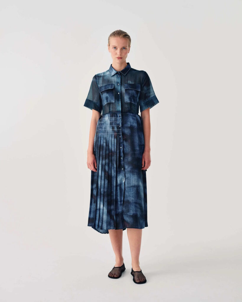Beatrice B Printed Shirt Dress