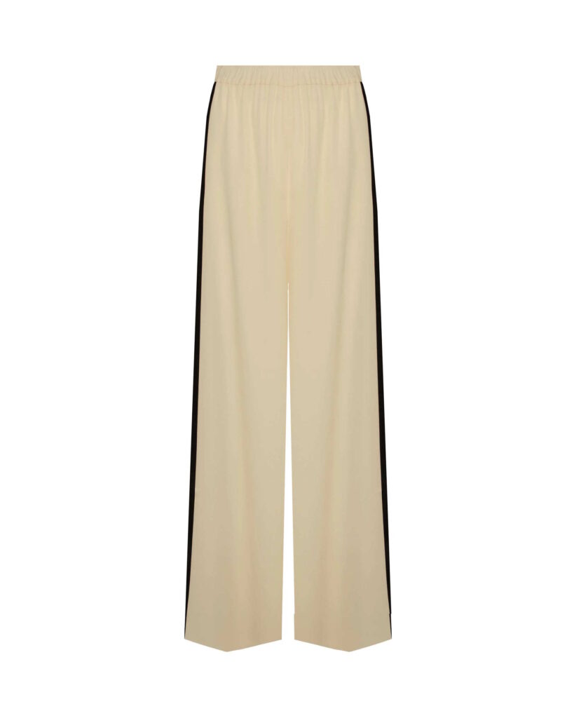 Beatrice B Wide Leg Trousers with Side Stripe