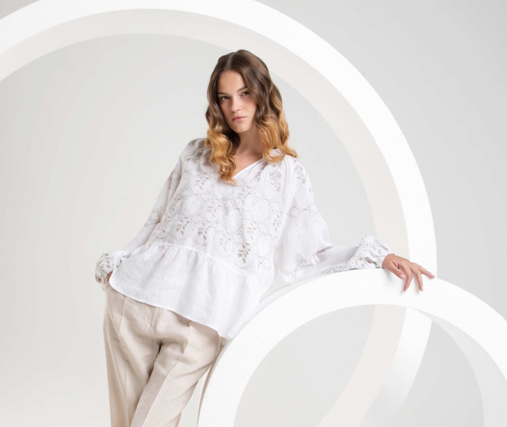 Purotatto Linen Blouse