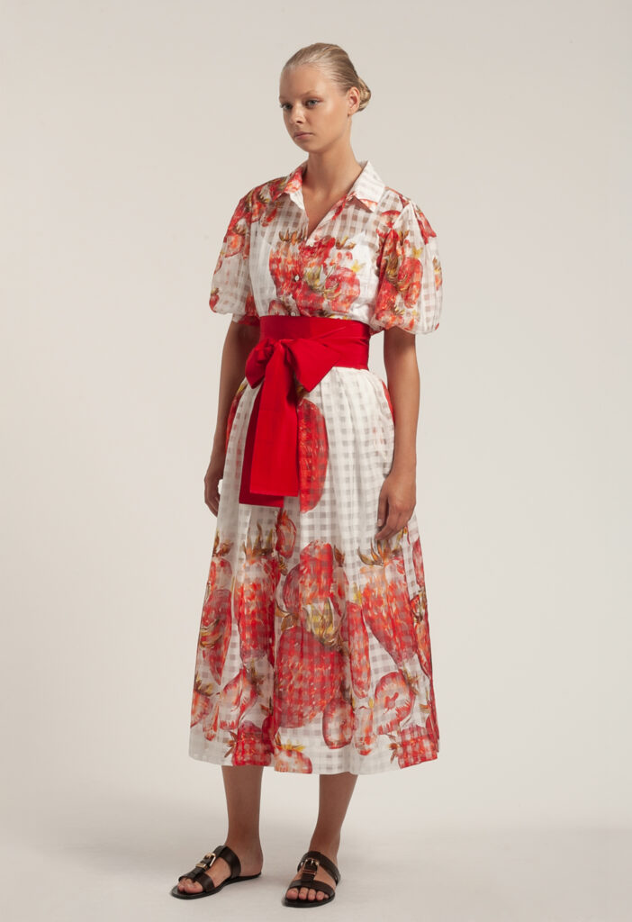 Sara Roka Strawberry Dress