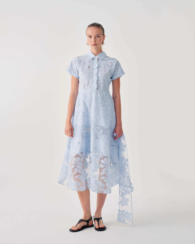 Beatrice B Embroidery Anglaise Shirt Dress