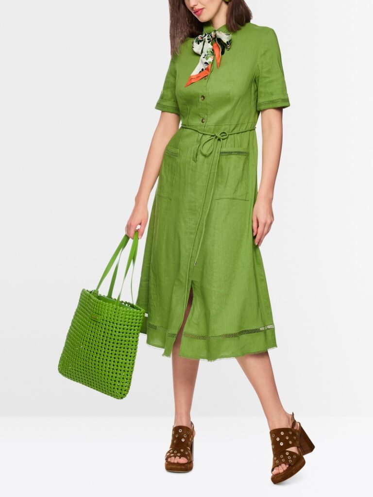 Marc Cain Green Cotton Dress