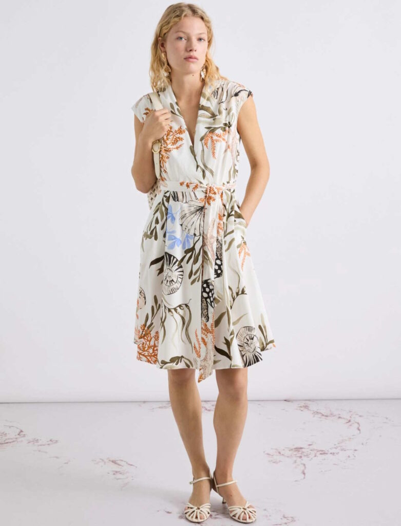 Marella Poplin Wrap Dress