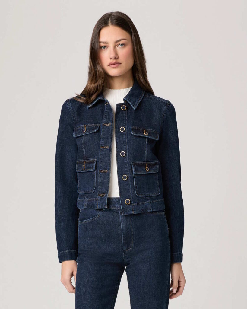 Pagie Dark Blue Denim Jacket