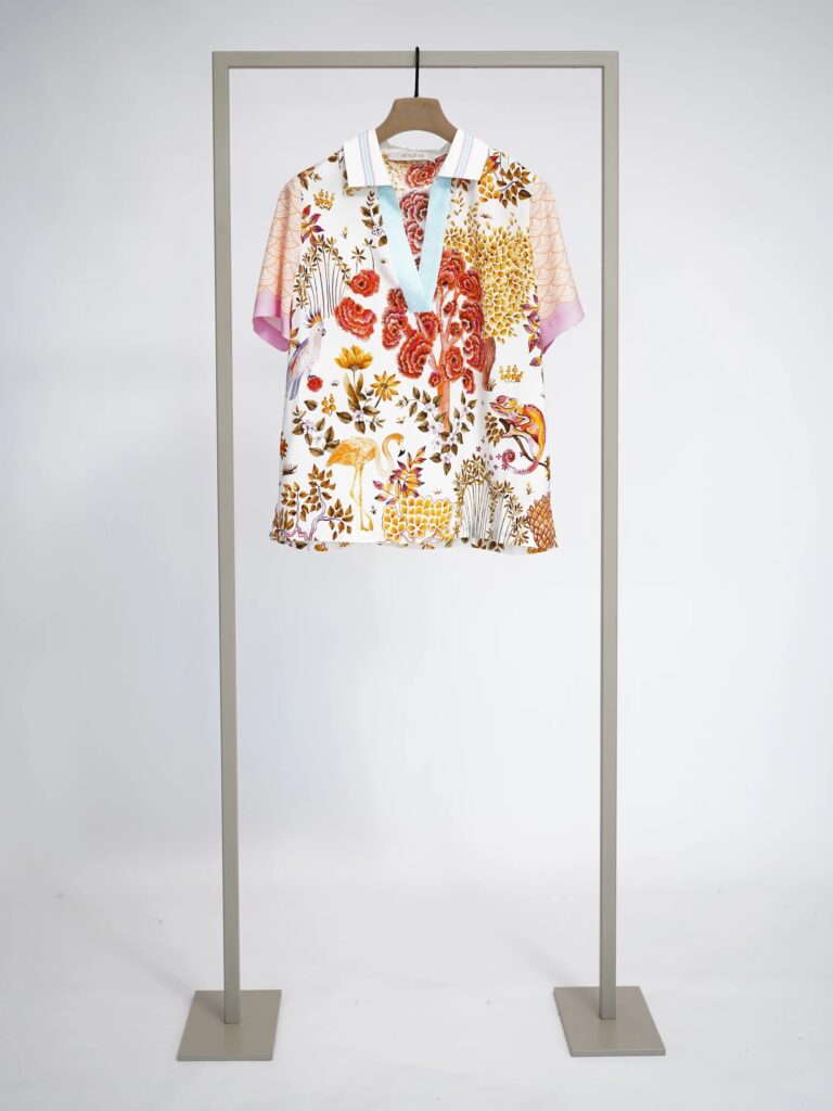 Herzen Orange Blouse