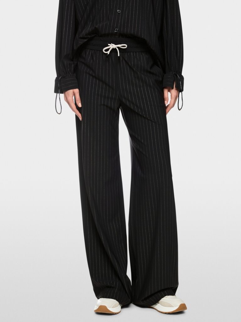 Marc Cain Pull On Pinstripe Trousers