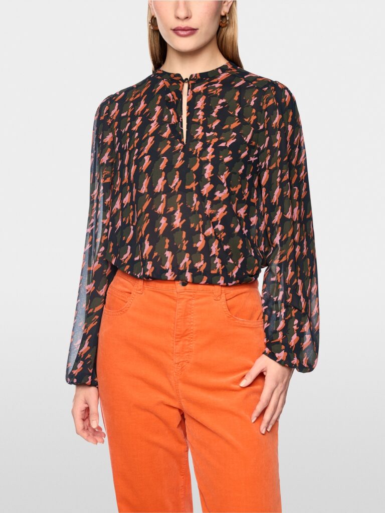Marc Cain Houndstooth Blouse