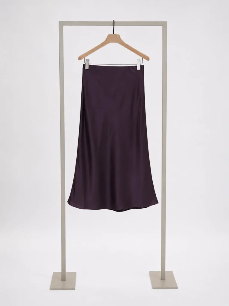Herzen Satin Brown Skirt